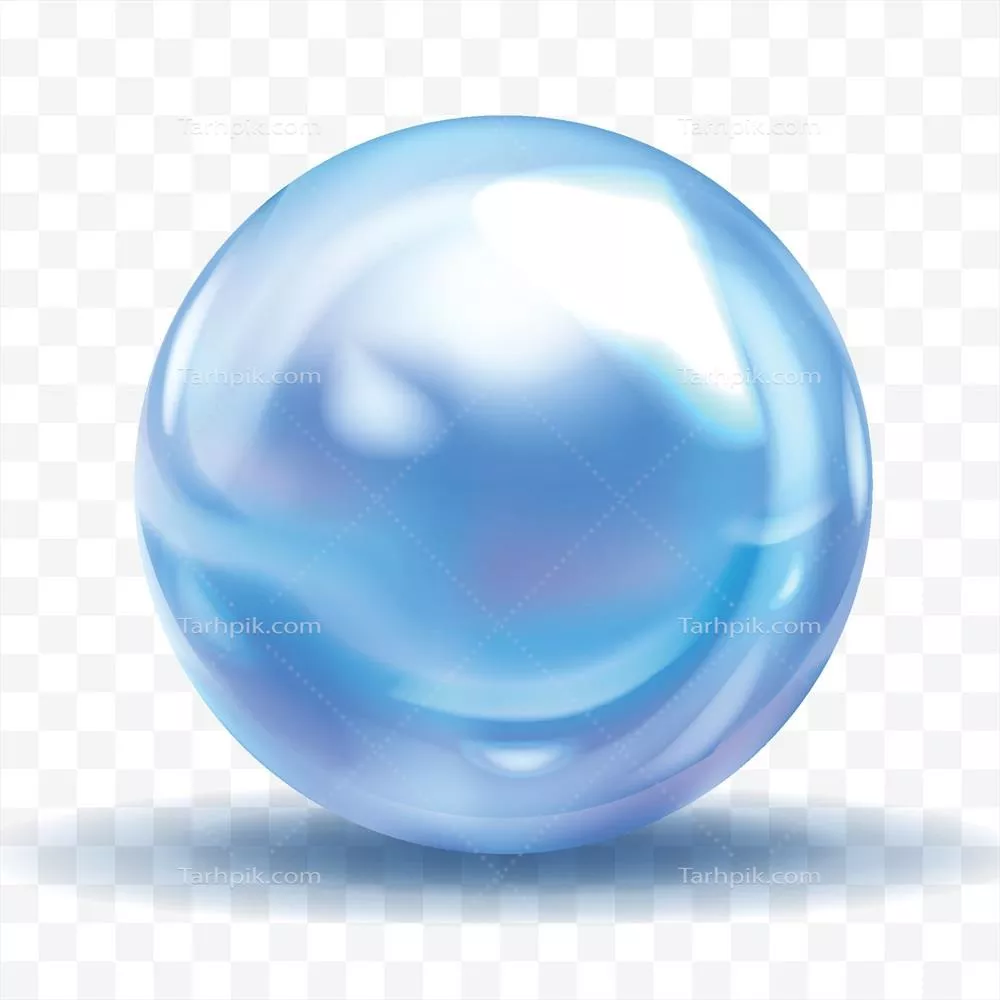 ست حباب های مرواریدی و شفاف با طراحی وکتور بر روی پس زمینه چهارخانه