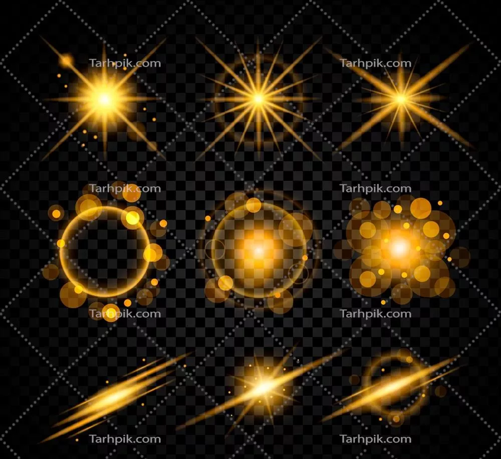 مجموعه والپیپر با افکت نورانی و وکتورهای جذاب