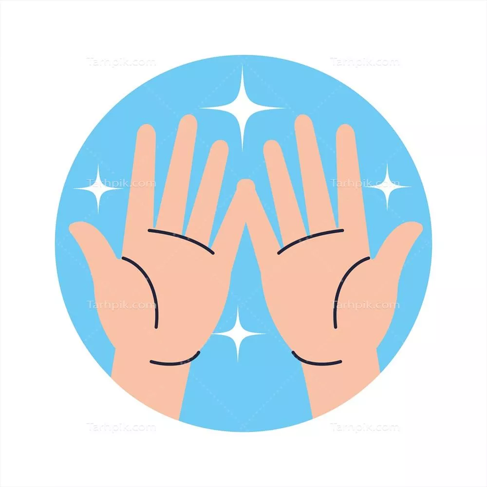 طراحی آیکون وکتور شست‌وشوی دست و تمیزکاری در تنهایی