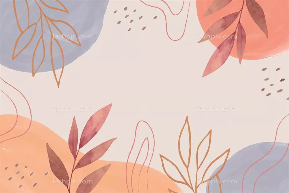 پسزمینه آبرنگی انتزاعی و دندانهای وکتور