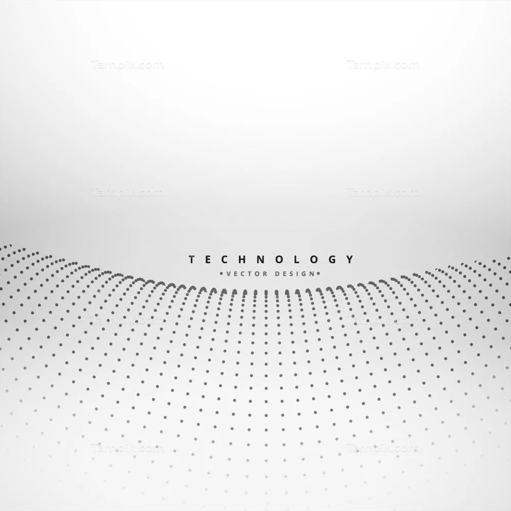 پس‌زمینه‌ی موج‌دار ساخته شده با نقاط وکتور برای طراحی‌های خلاقانه