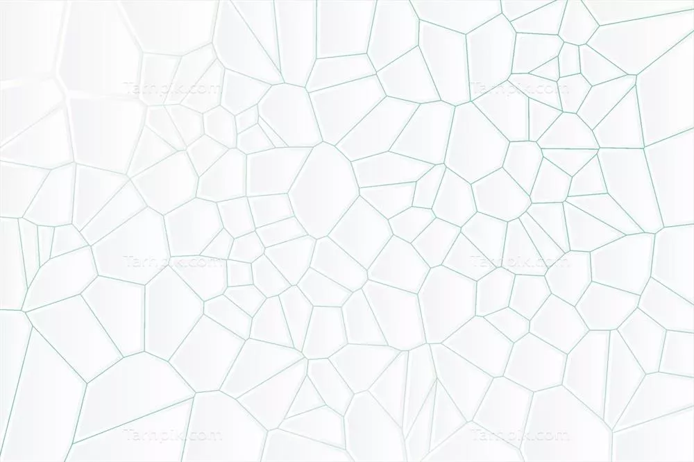 وکتور پس‌زمینه دیاگرام وُرونوی سفید با نور پس‌زمینه گرادیانی