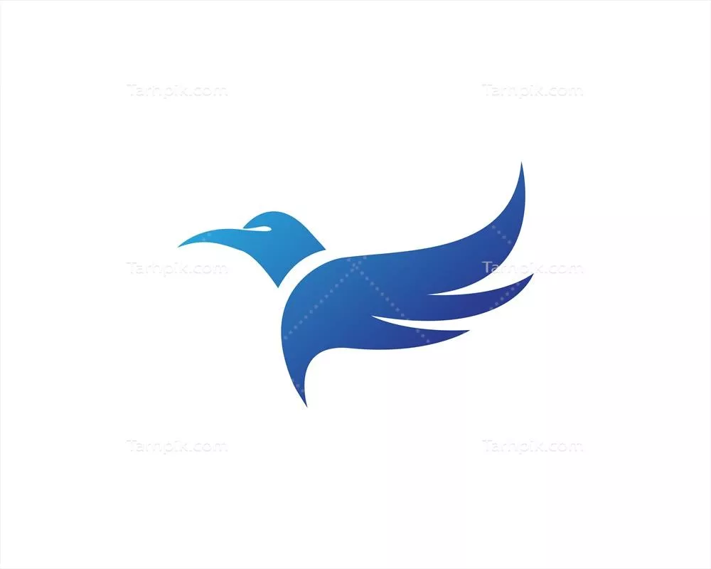 وکتور الگوی انتزاعی آیکون های پرنده با نشان بال و طراحی مدرن