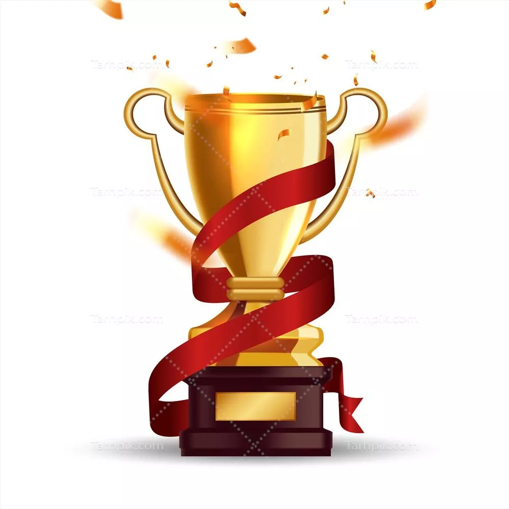 برنده، پس‌زمینه، رقابت، مقام اول - وکتور طراحی شده