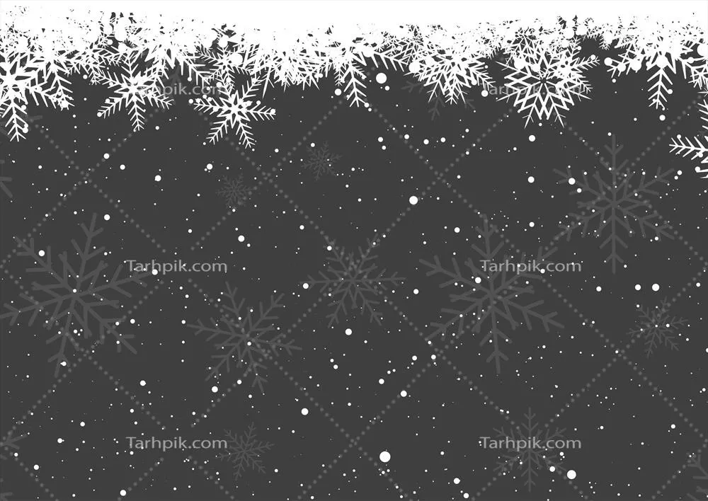 طراحی وکتور برفرازهای زمستانی زیبا و متنوع