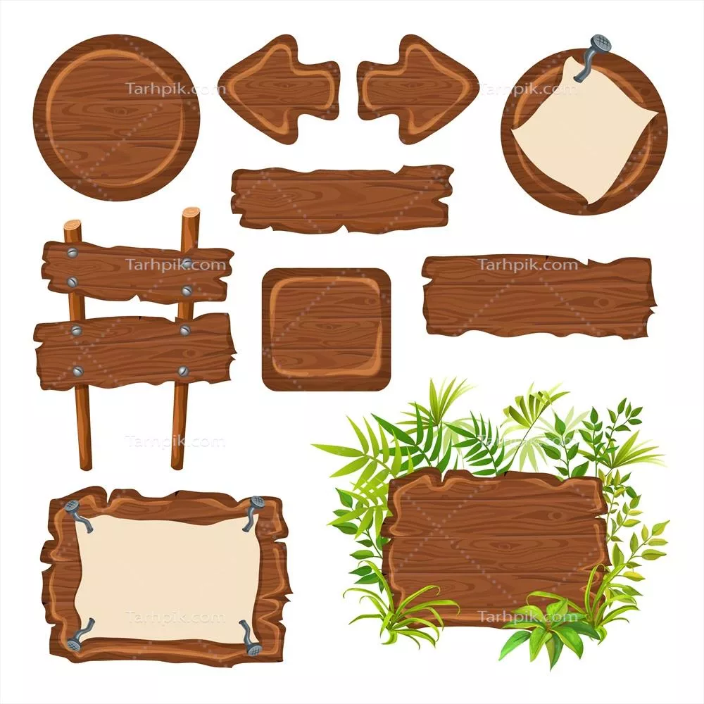 طراحی وکتور فضا با تختههای چوبی برای پروژههای هنری و گرافیکی