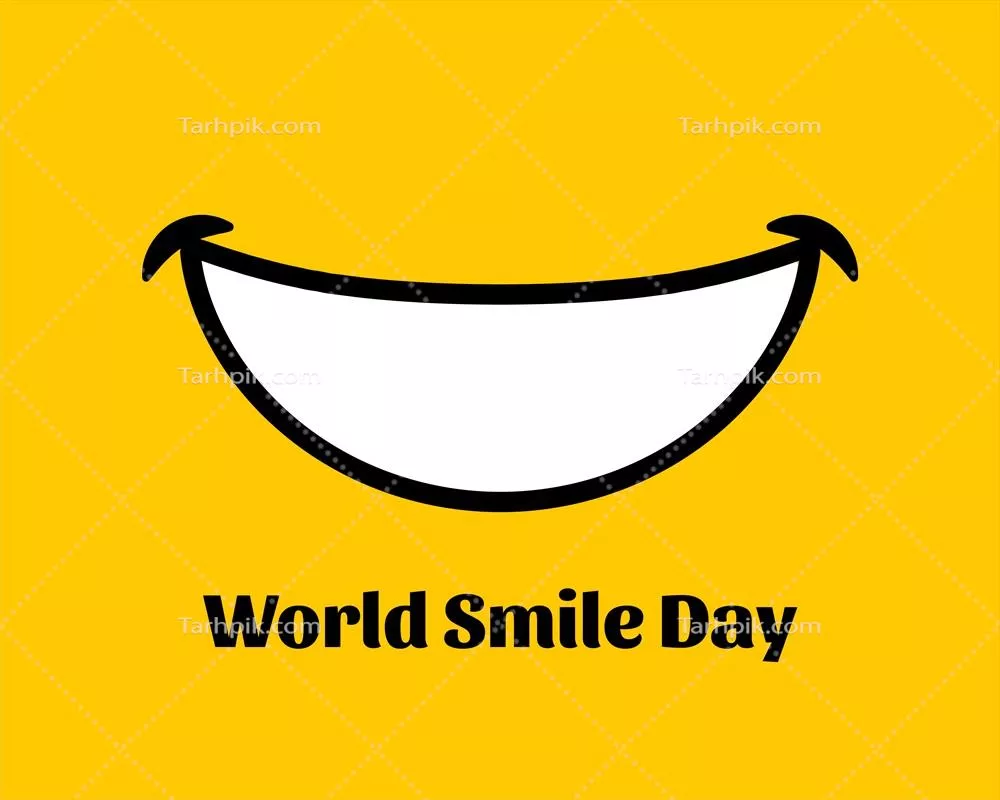 طرح وکتور پسزمینهای برای روز جهانی لبخند و شادی