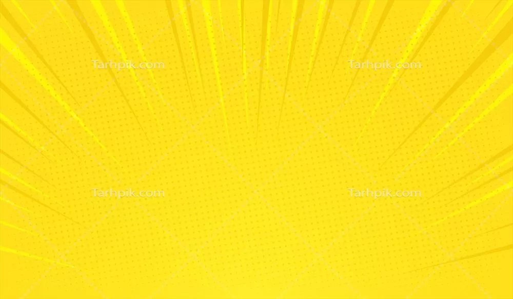 وکتور پس‌زمینه کامیک کارتون زرد با نقطه‌چین‌های ناصاف و جذاب