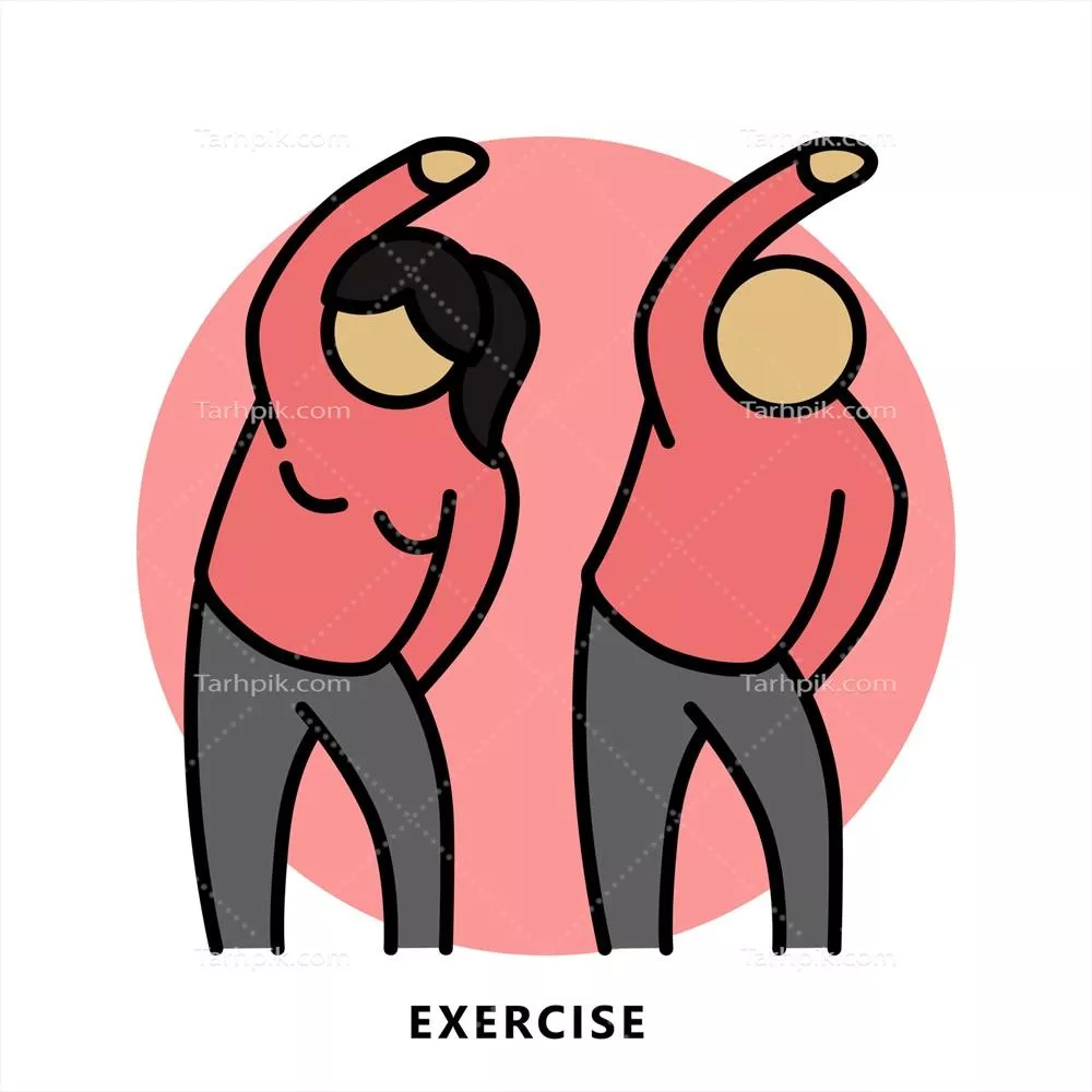 وکتور آیکون یوگا و تمرینات بدنی: نماد ورزش، تناسب اندام و فعالیتهای فیزیکی