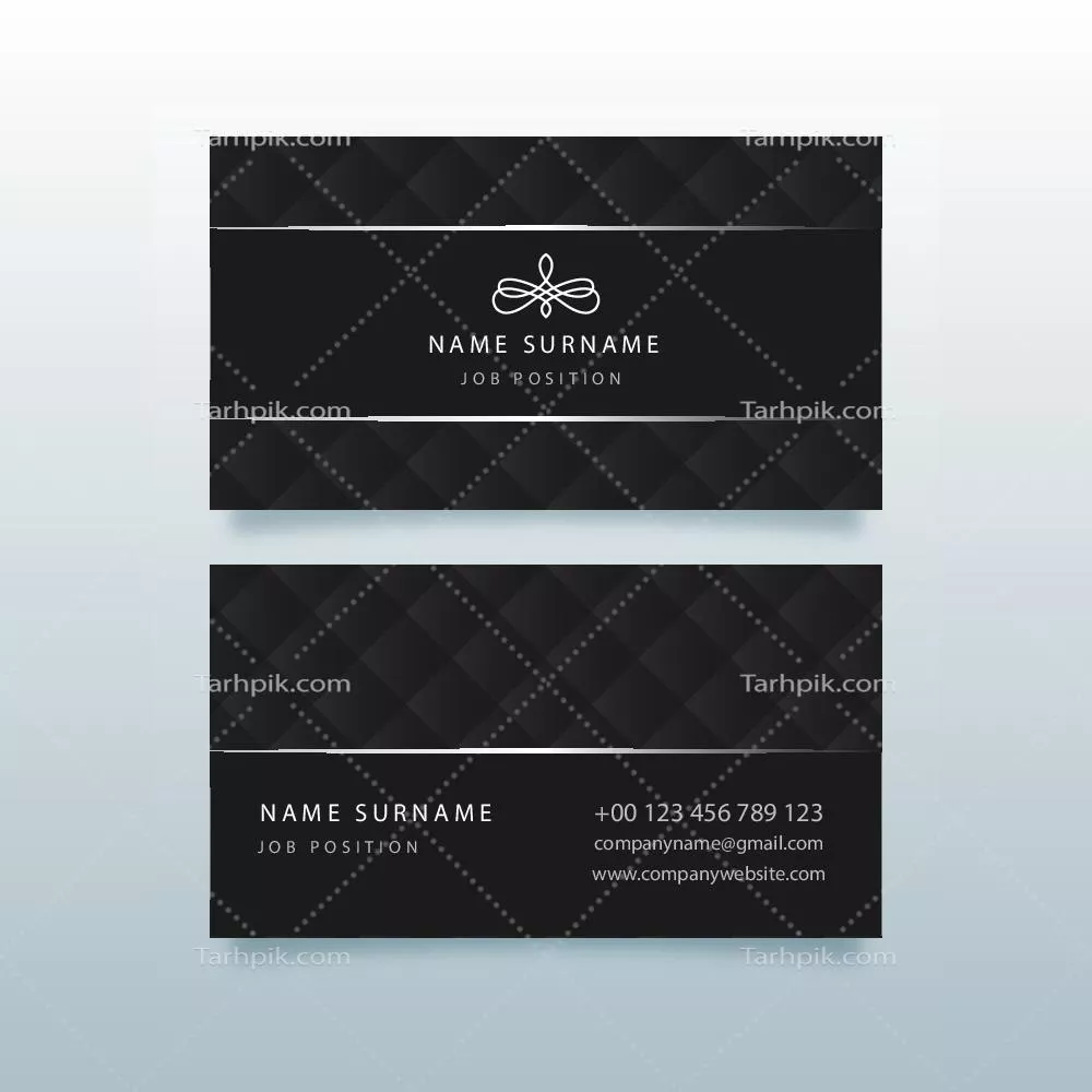 قالب وکتور کارت ویزیت با طراحی حرفهای و جذاب برای کسب و کارها