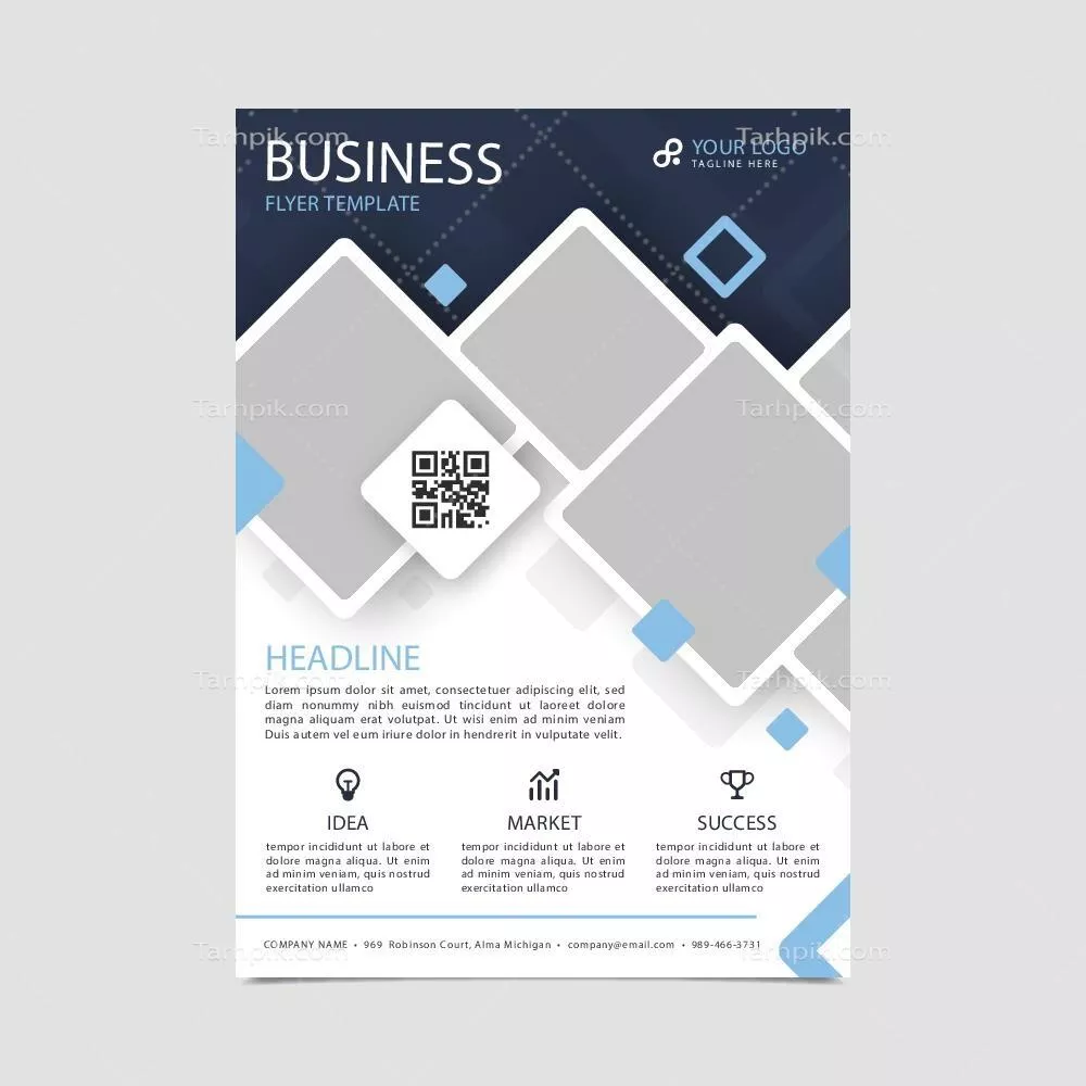 الگوهای وکتور بیزینس فلایر برای تبلیغات حرفهای و خلاقانه