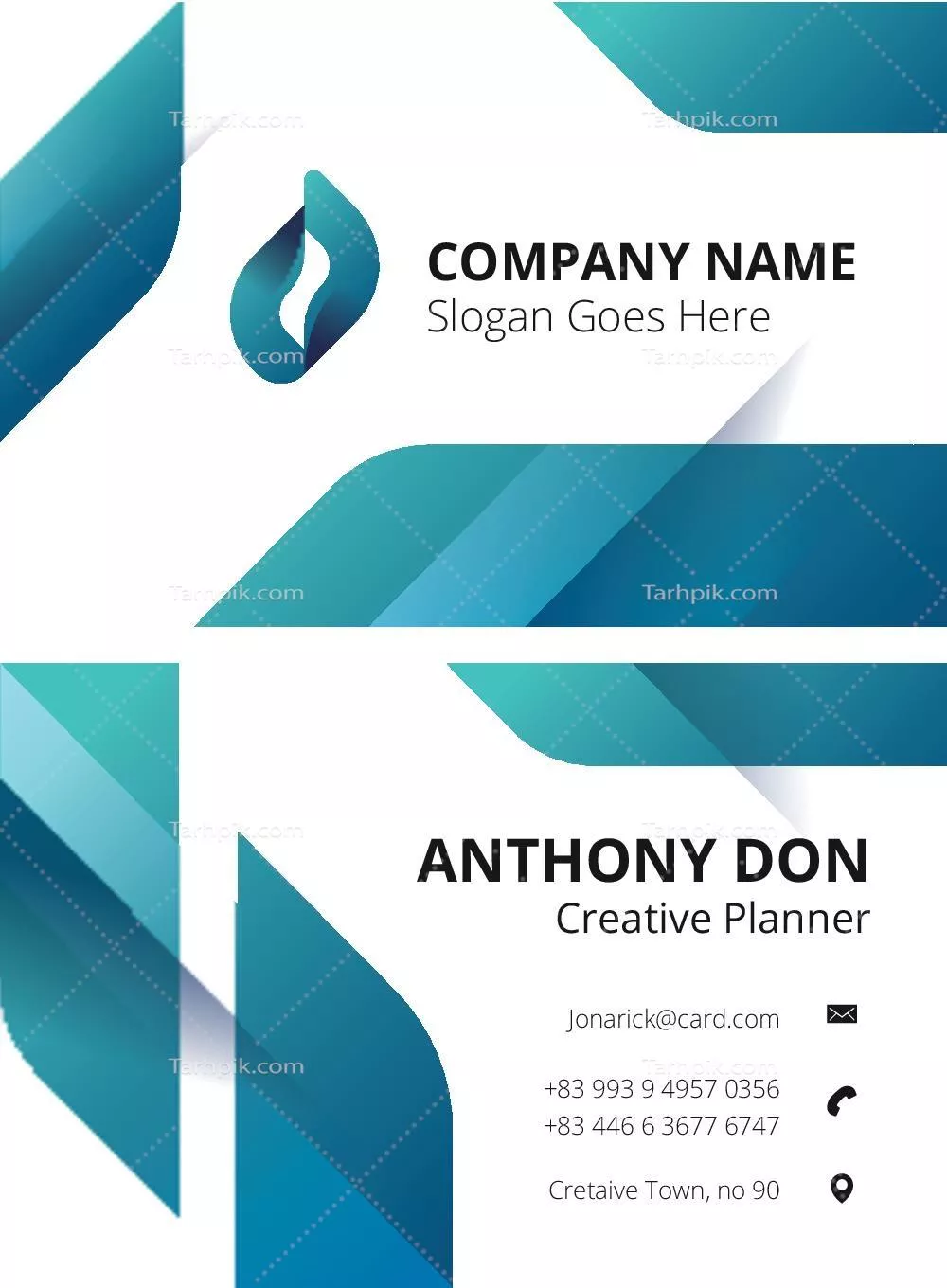 وکتور طراحی و چاپ کارت ویزیت برای شرکت‌ها و کسب‌وکارهای شخصی