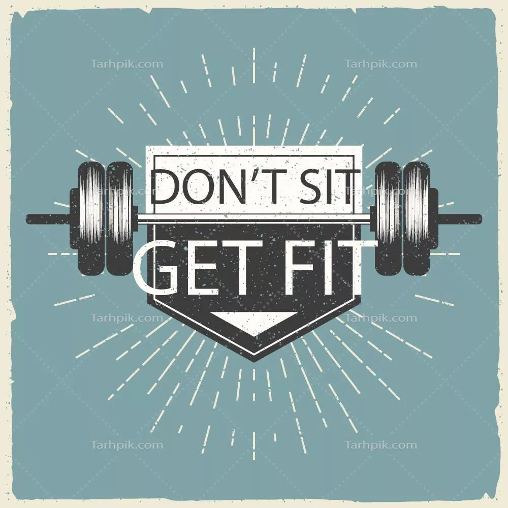 نماد انگیزشی کراسفیت به سبک تخت و وکتوری - الهام بخش برای تناسب اندام