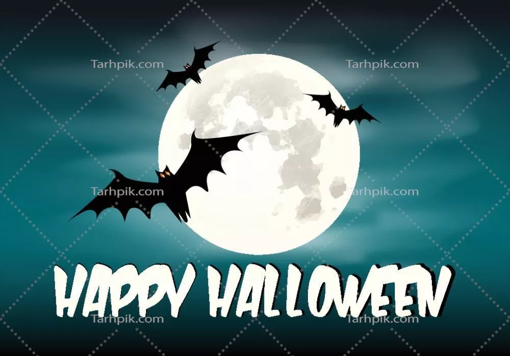 وکتور تصویر ساده و ترسناک هالووین که امیدوارم بتوانید از آن به خوبی استفاده کنید