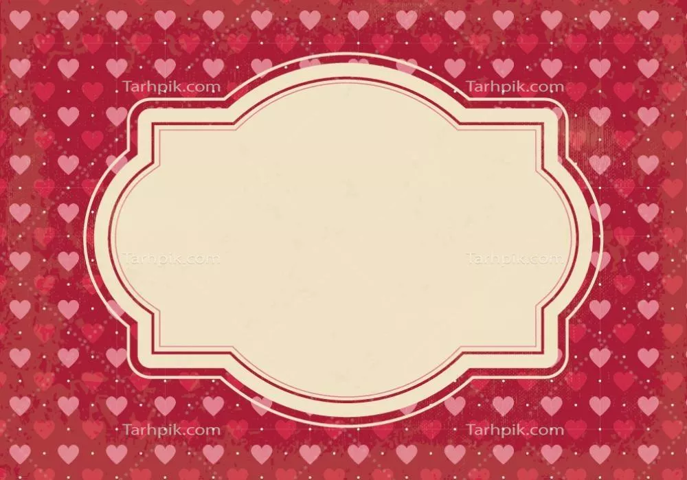 وکتور یک پسزمینه زیبا و کاربردی برای روز ولنتاین با برچسب خالی برای اضافه کردن متن دلخواه شما