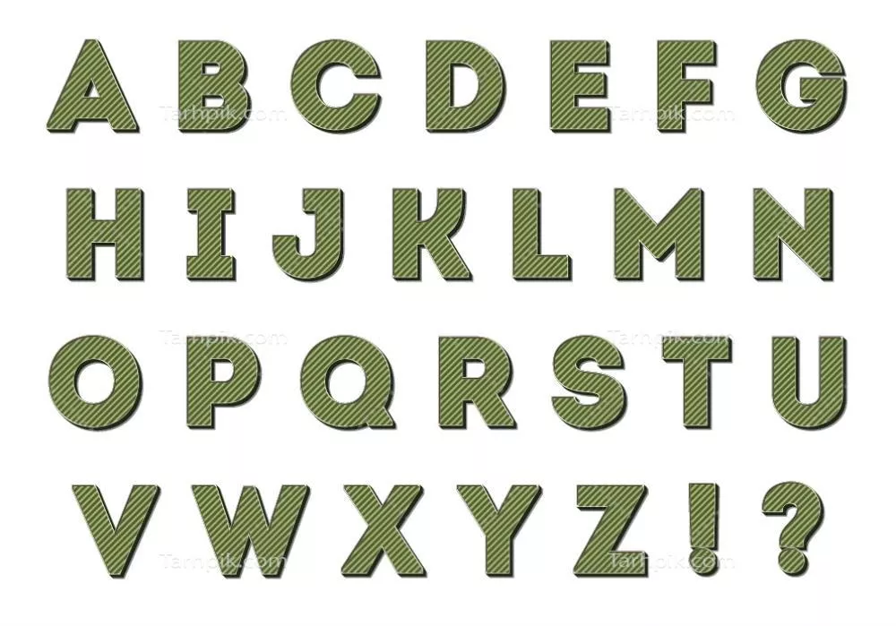 وکتور مجموعه حروف الفبای نوستالژیک و وینتج با طراحی زیبا و کاربردهای فراوان