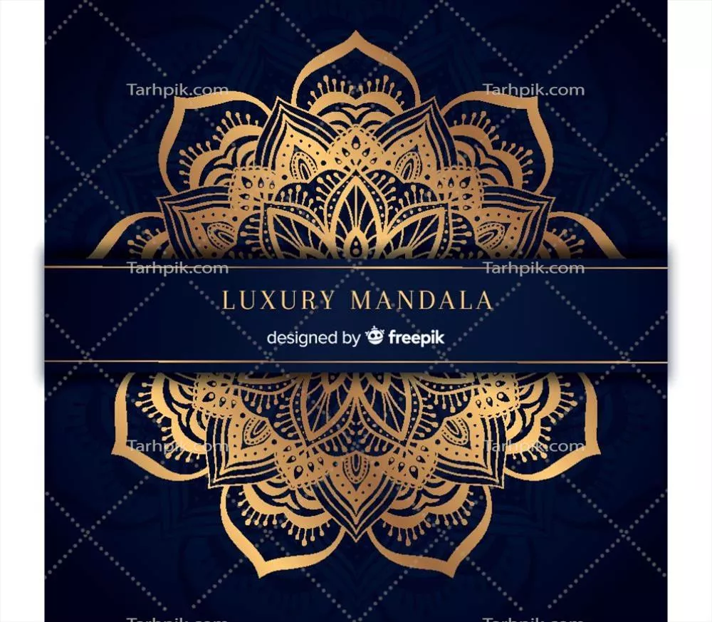 وکتور ماندالا لوکس با طراحی منحصر به فرد و جزئیات زیبا
