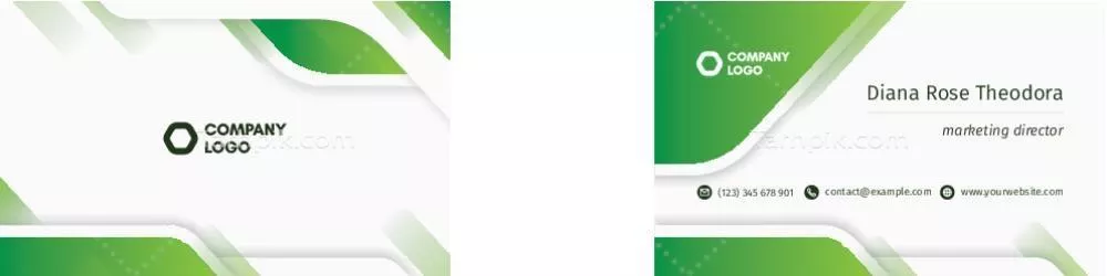 کارت ویزیت وکتور برای مدیر مارکتینگ با طراحی حرفهای و مدرن