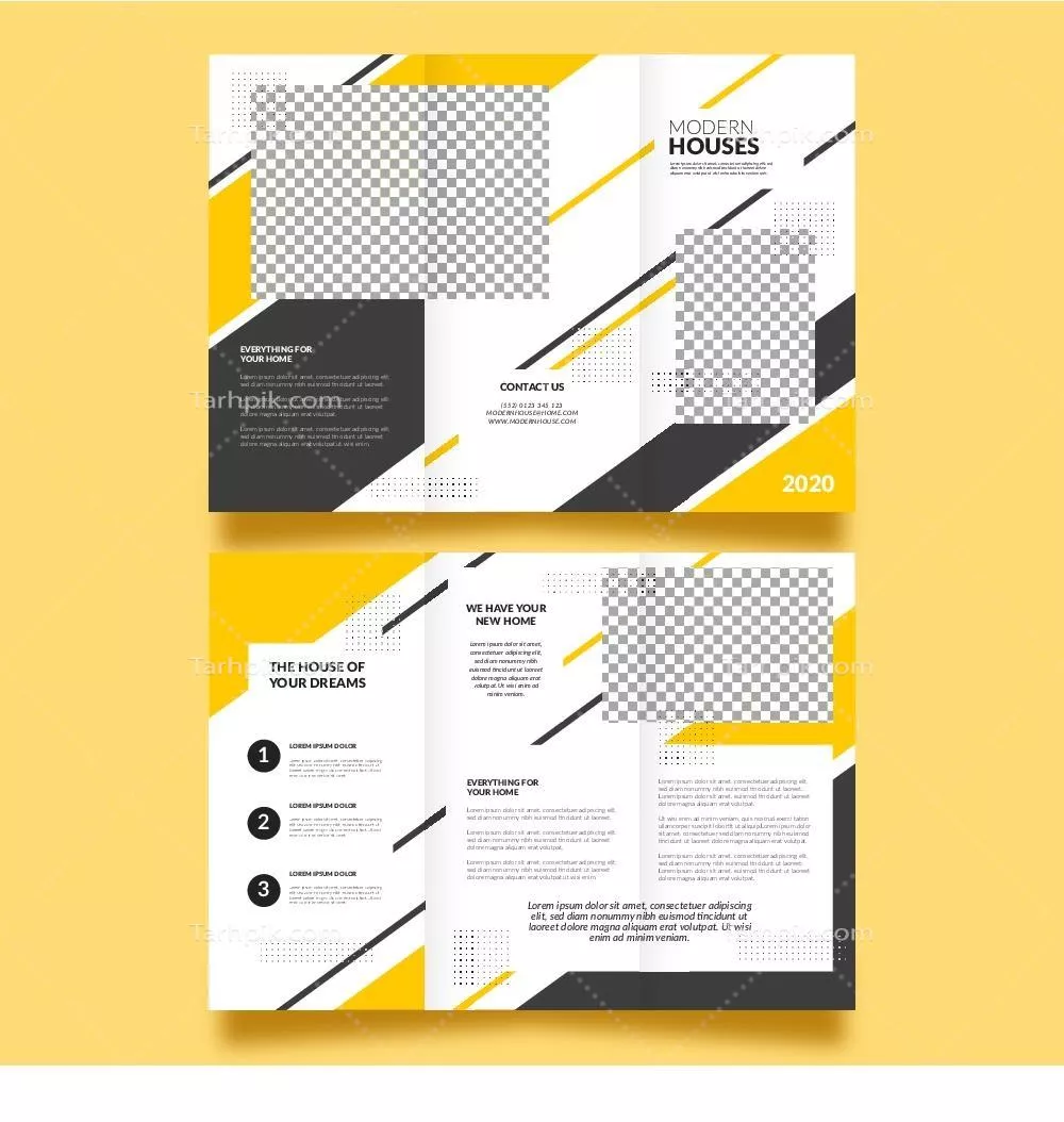 الگوی فلایر مدرن و جذاب با طراحی وکتور با کیفیت بالا