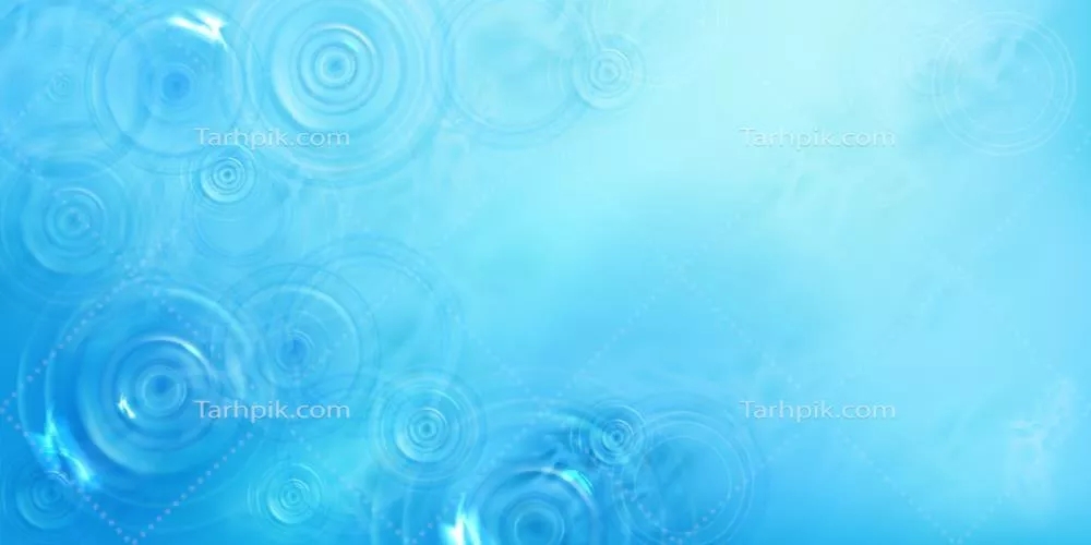 وکتور پس زمینه طبیعی آبی با جلوه های زیبا و الهام بخش
