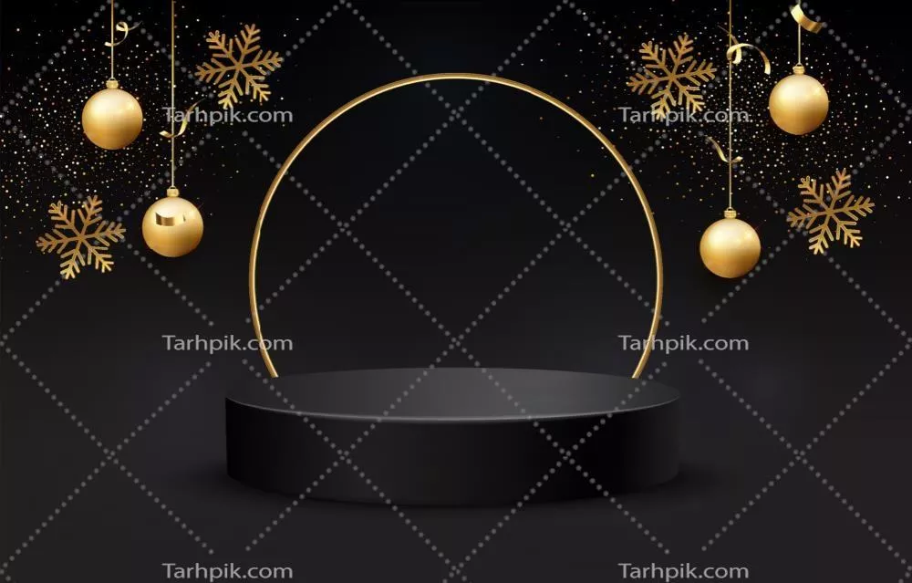 پس‌زمینه وکتور کریسمس واقع‌گرایانه و زیبا برای استفاده در طرح‌های جشن نوروزی