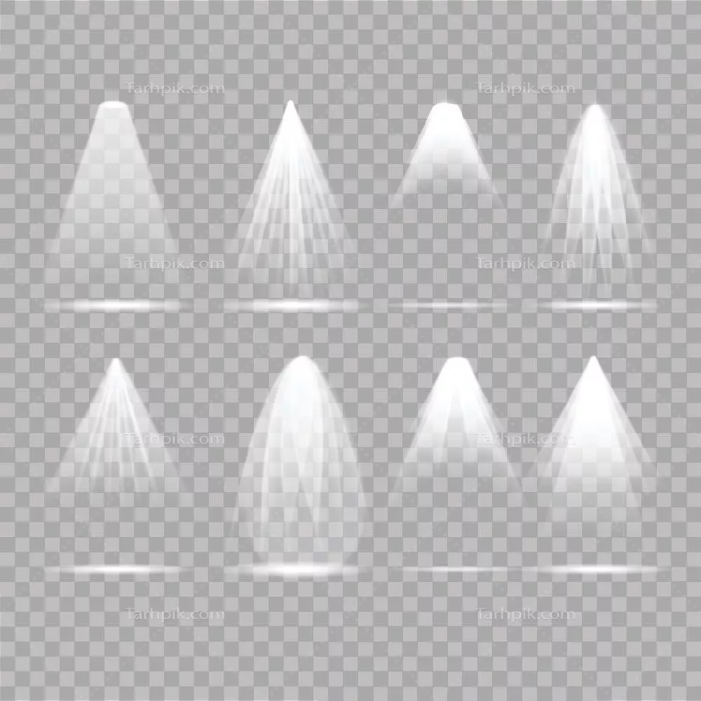 مجموعه وکتور نورپردازی صحنه با طراحی خلاقانه