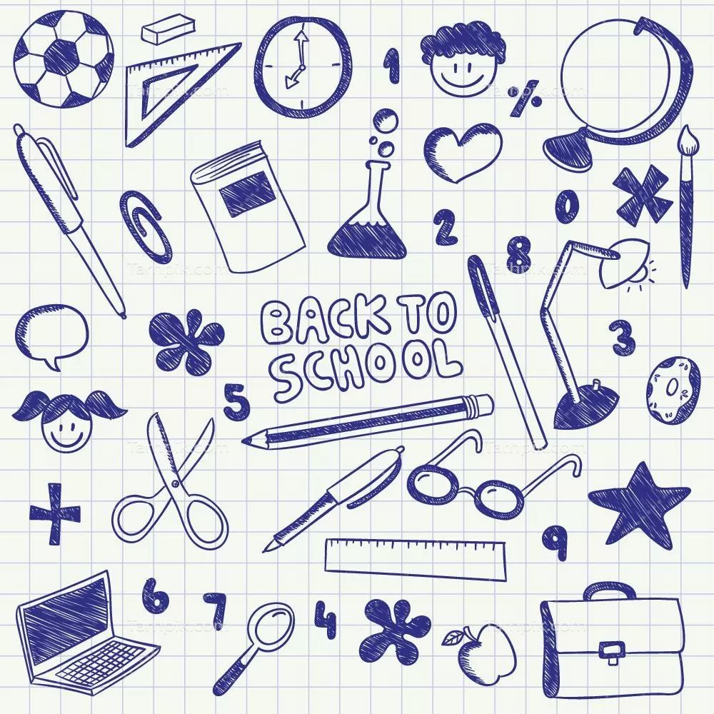 المانهای وکتور مدرسه: طراحیهای متنوع و خلاقانه برای محیطهای آموزشی