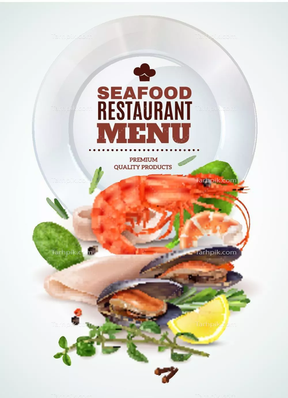 رستوران دریایی با طرح وکتور: تجربهای تازه از طعمهای دریا