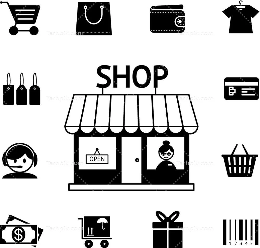 ذخیره سازی وکتورهای نمادها به همراه توضیحات مرتبط