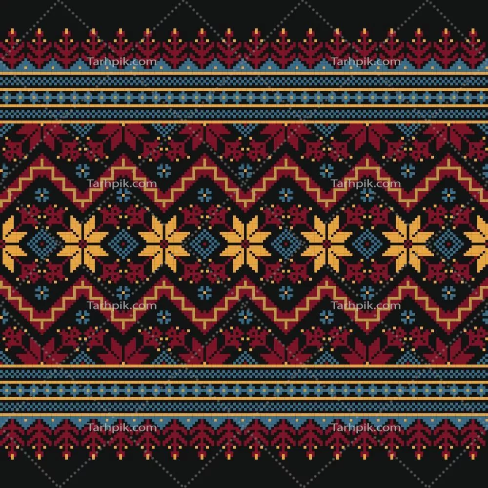 طرح های وکتور صنایع دستی سنتی ایرانی برای طراحی و هنر