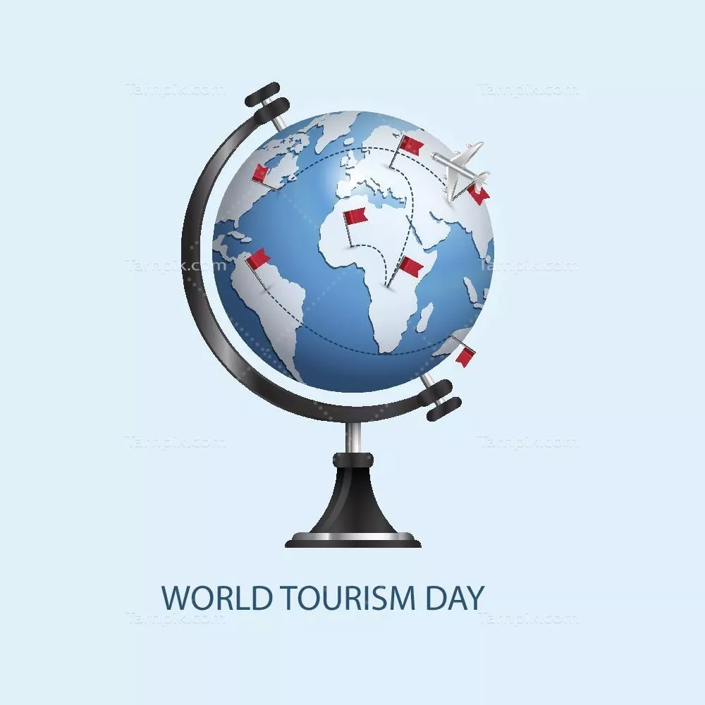 ارسال تبریک روز جهانی گردشگری با تصاویر وکتورهای خلاقانه