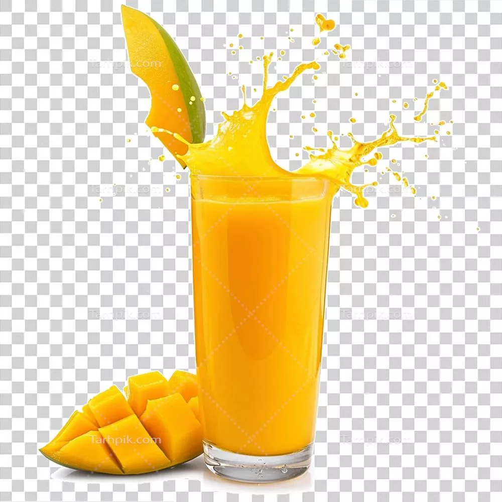 عکس دوربری جوش و تابش آبمیوه با طراحی هوش مصنوعی: اثرات رنگی و خلاقانه