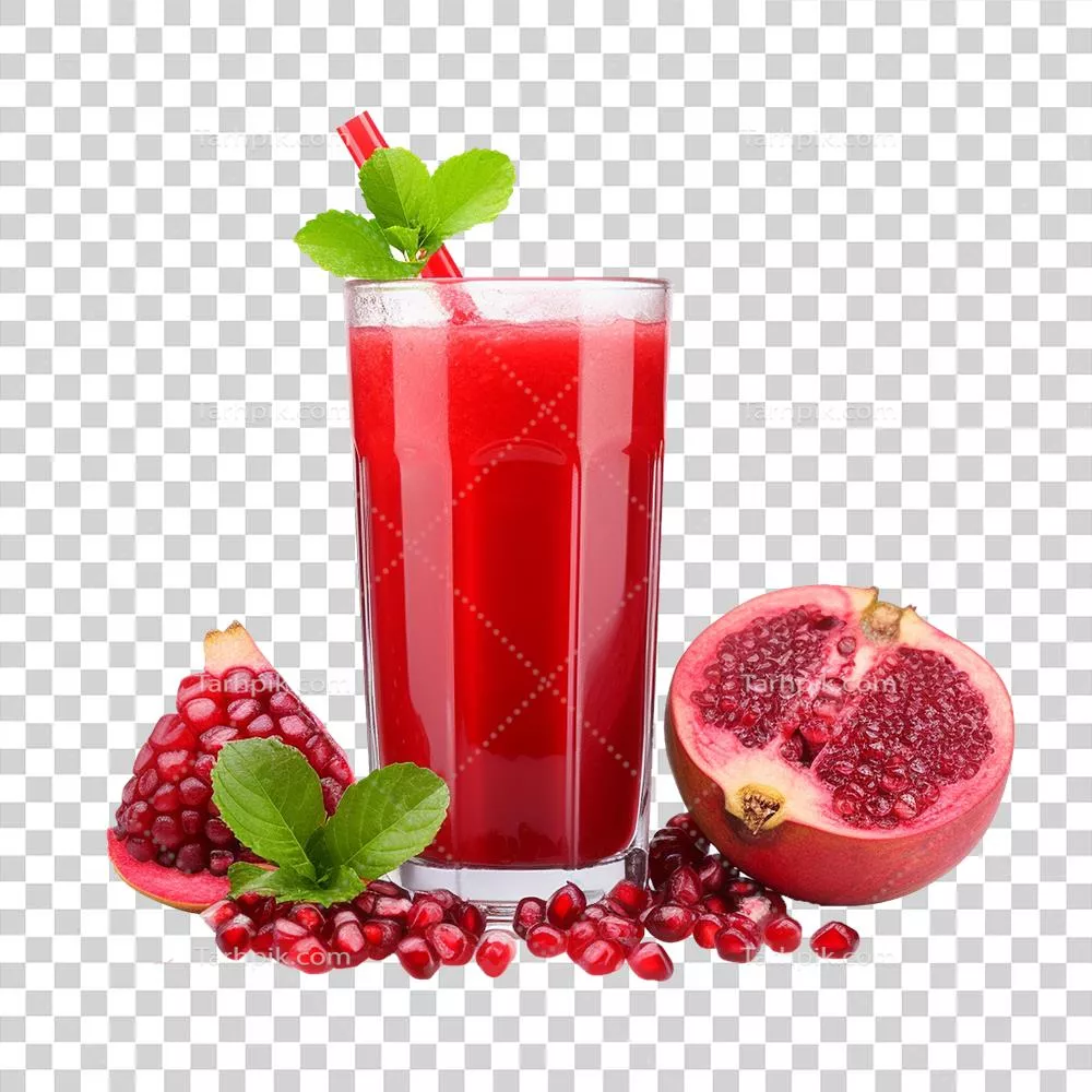 عکس دوربری لیوان چای قرمز واقعگرایانه ساخته شده توسط هوش مصنوعی بر روی پسزمینه شفاف