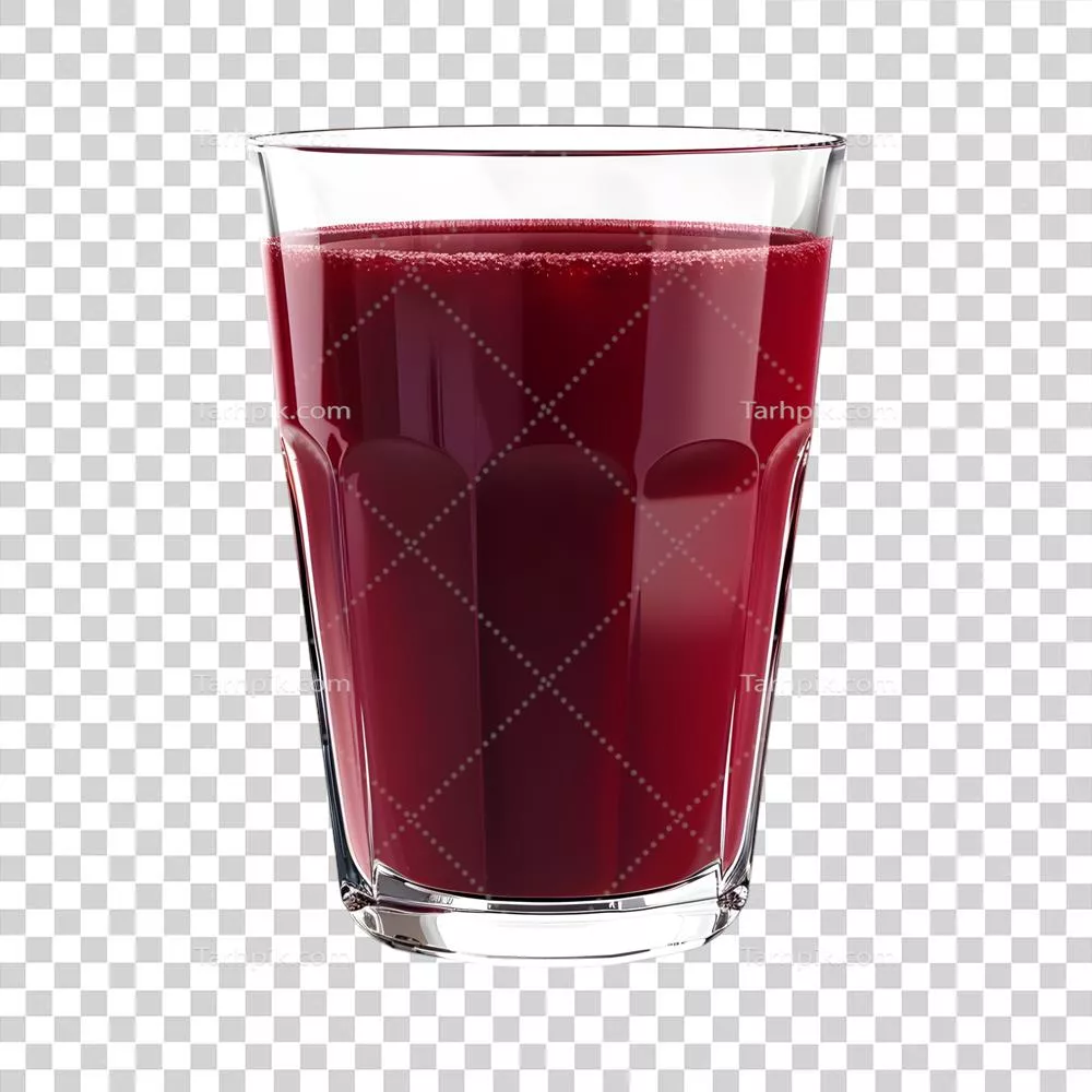 عکس دوربری عصاره چغندر بر روی پس زمینه شفاف و زیبا