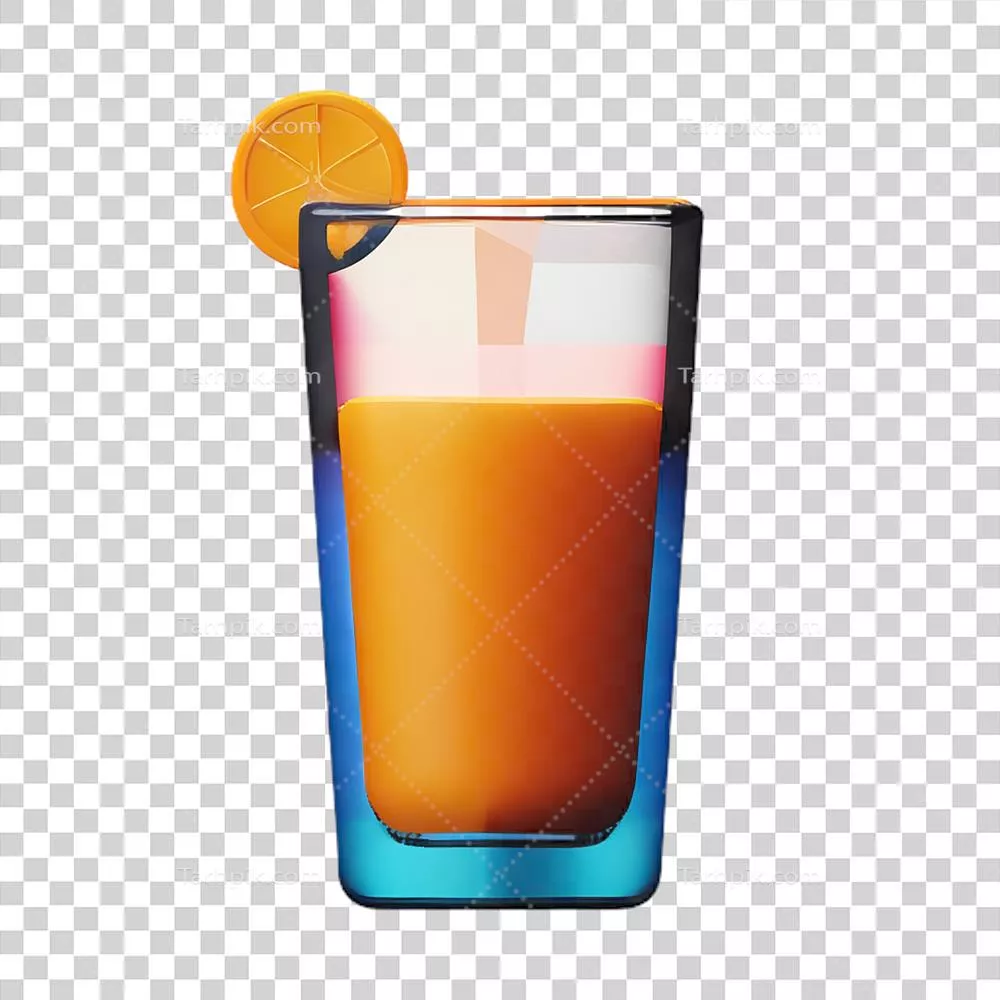 عکس دوربری آیکون 3D آب‌جو نارنجی: طراحی و تصویرسازی خلاقانه