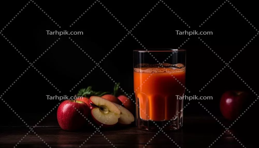 عکس مخلوط میوه ارگانیک: تنقلات تابستانی خنک و تازهای که توسط هوش مصنوعی تولید شده است