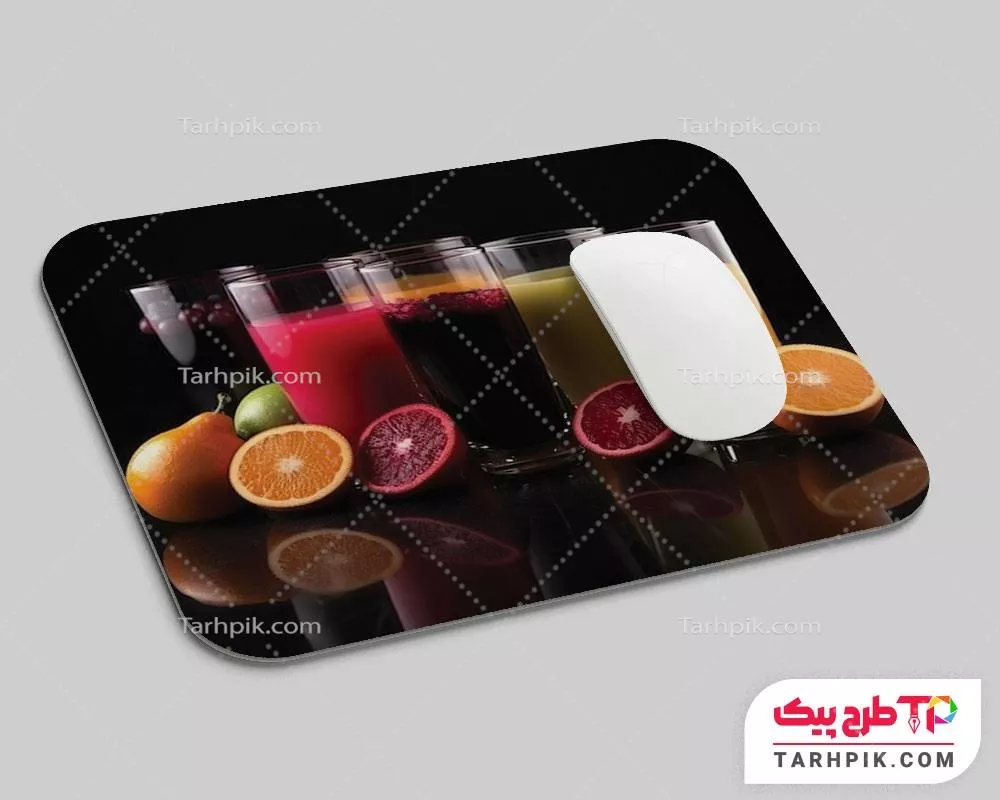 نمونه آماده موس پد آبمیوه و بستنی فروشی