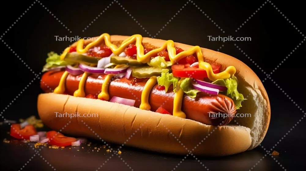 عکس نمایش بهترین و خوشمزه‌ترین هات‌داگ‌ها برای ساندویچ‌های سریع