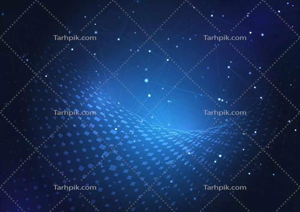 وکتور پسزمینه انتزاعی با خطوط و نقاط متصل: هنری مدرن و زیبا