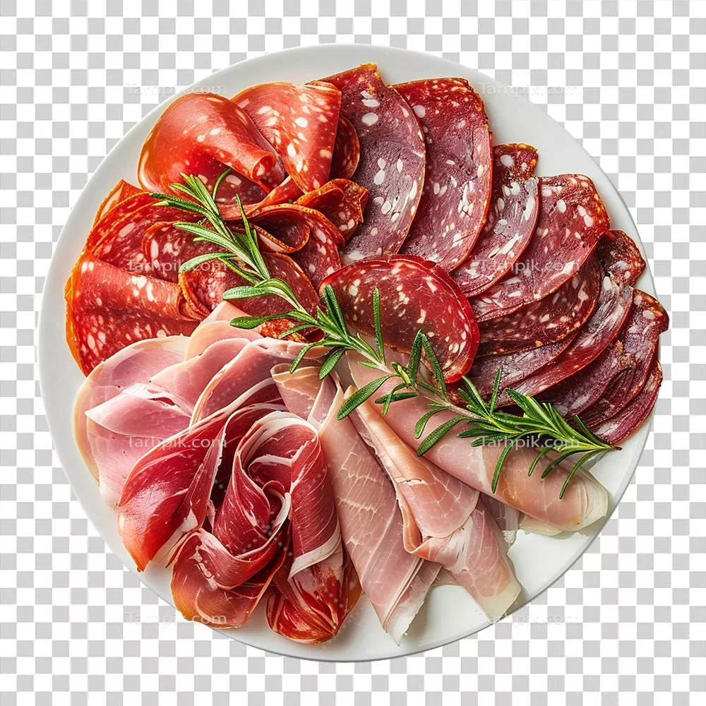 عکس دوربری گوشت های سرد خوشمزه و جذاب در جشنواره مورسکا با طراحی هوش مصنوعی