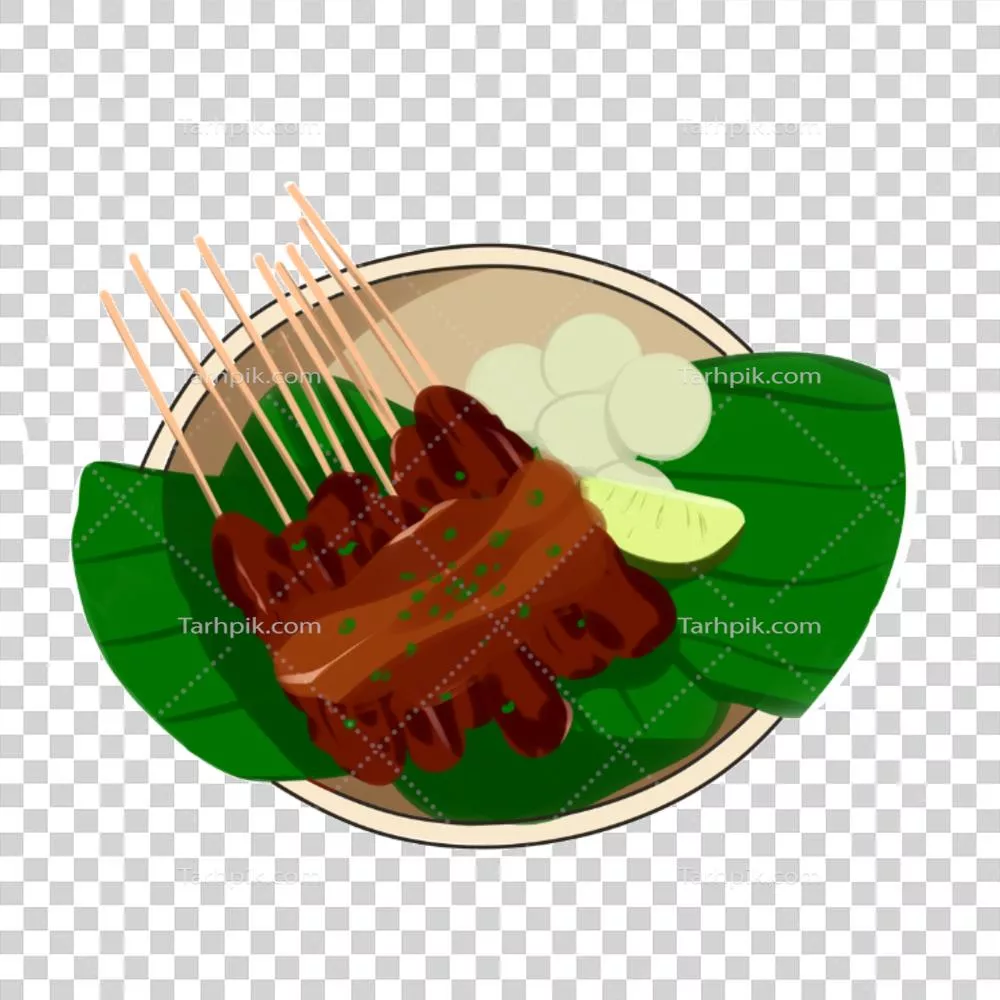 عکس دوربری تصویر ساتای با لنتونگ: شهرت و لذت در یک وعده غذایی محبوب آسیایی