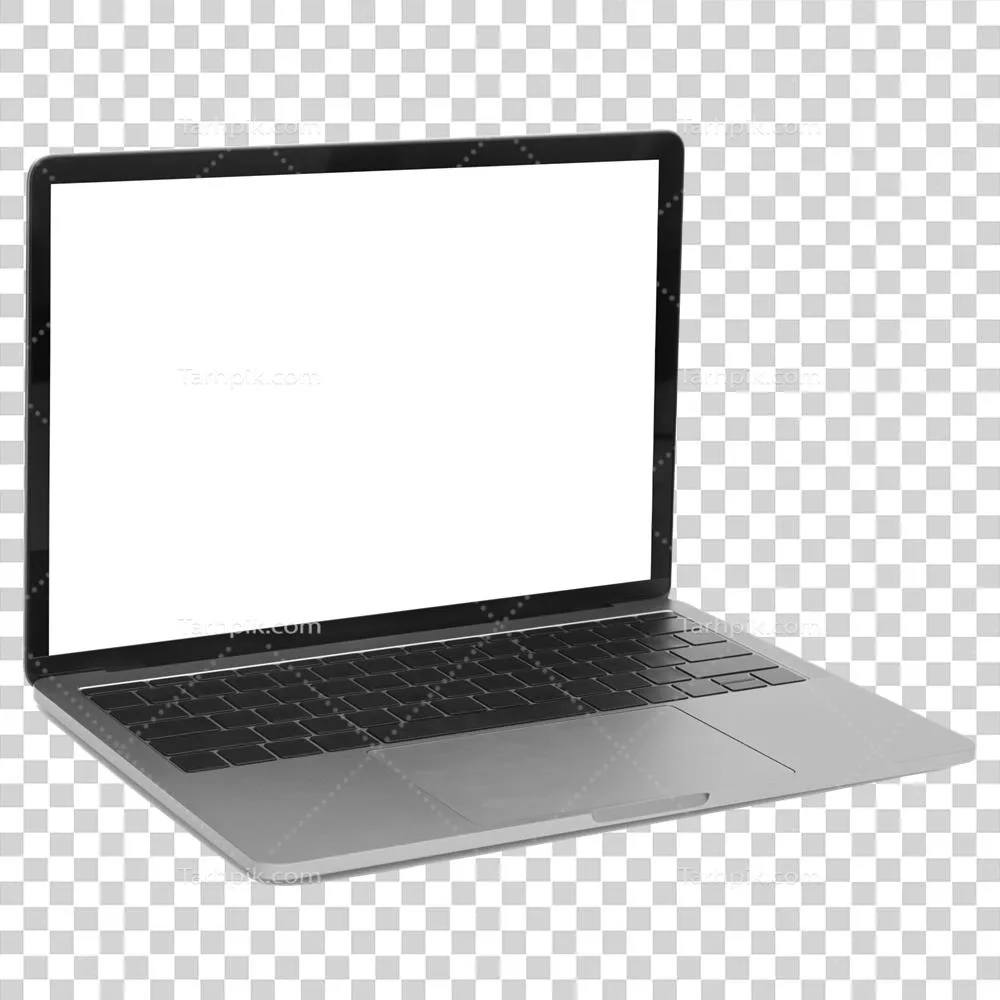 عکس دوربری فایل برش خورده شبیه‌سازی لپ‌تاپ و کامپیوتر برای طراحی گرافیکی