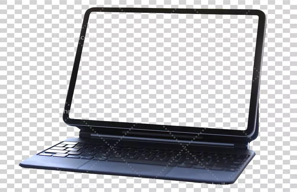 عکس دوربری تبلت دیجیتال با صفحه نمایش خالی برای طراحی و یادداشت برداری