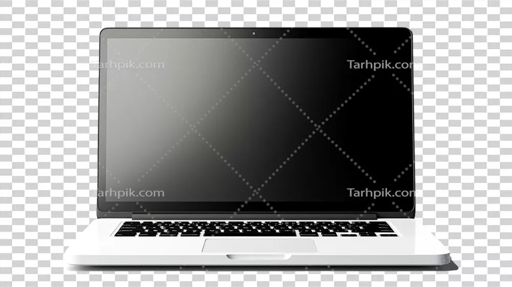 عکس دوربری محیط کاری مدرن و هوشمندانه برای کار حرفه‌ای با لپ‌تاپ در منزل با استفاده از هوش مصنوعی