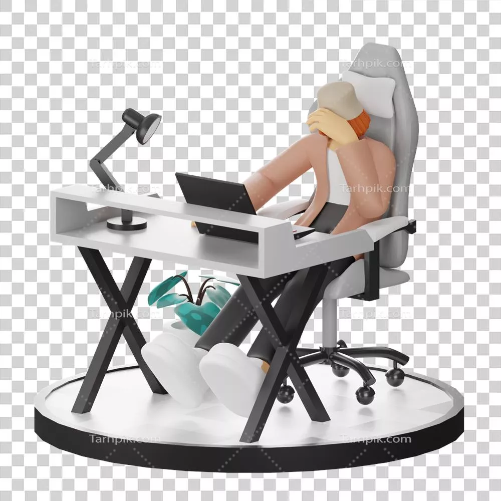 عکس دوربری تصویرسازی سه‌بعدی: بهبود کیفیت زندگی کاری با استفاده از کامپیوتر و لپ‌تاپ