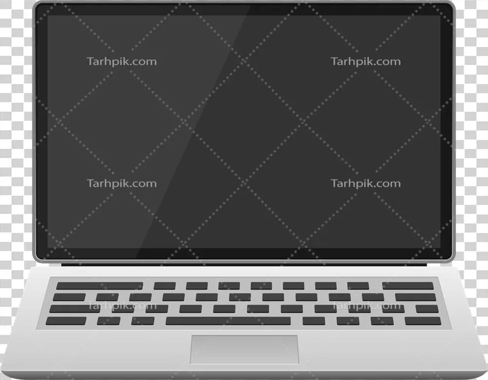 عکس دوربری طراحی و تصویرسازی کلپ آرت و ایلوستراسیون لپ‌تاپ