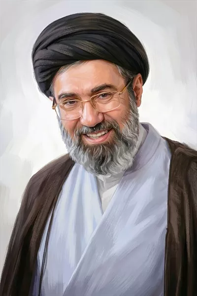 تصویر با کیفیت رهبر ایران سید مجتبی خامنه ای 