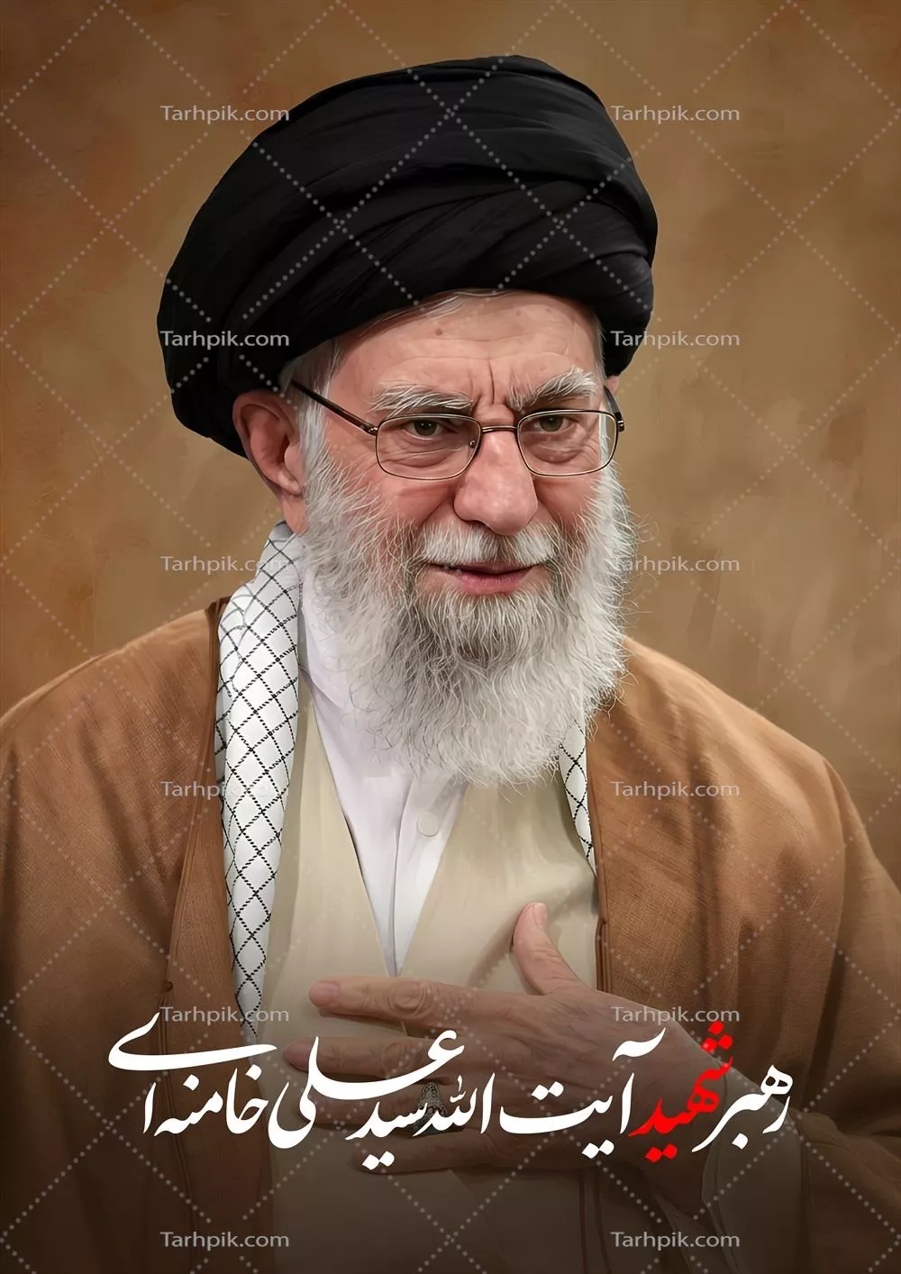 عکس رهبر شهید آیت الله سید علی خامنه ای