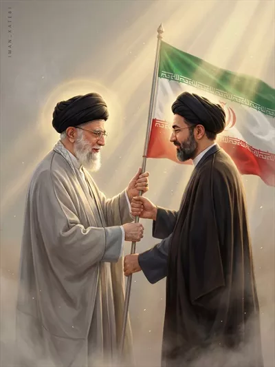 عکس پوستر رهبری آیت الله سید مجتبی خامنه ای