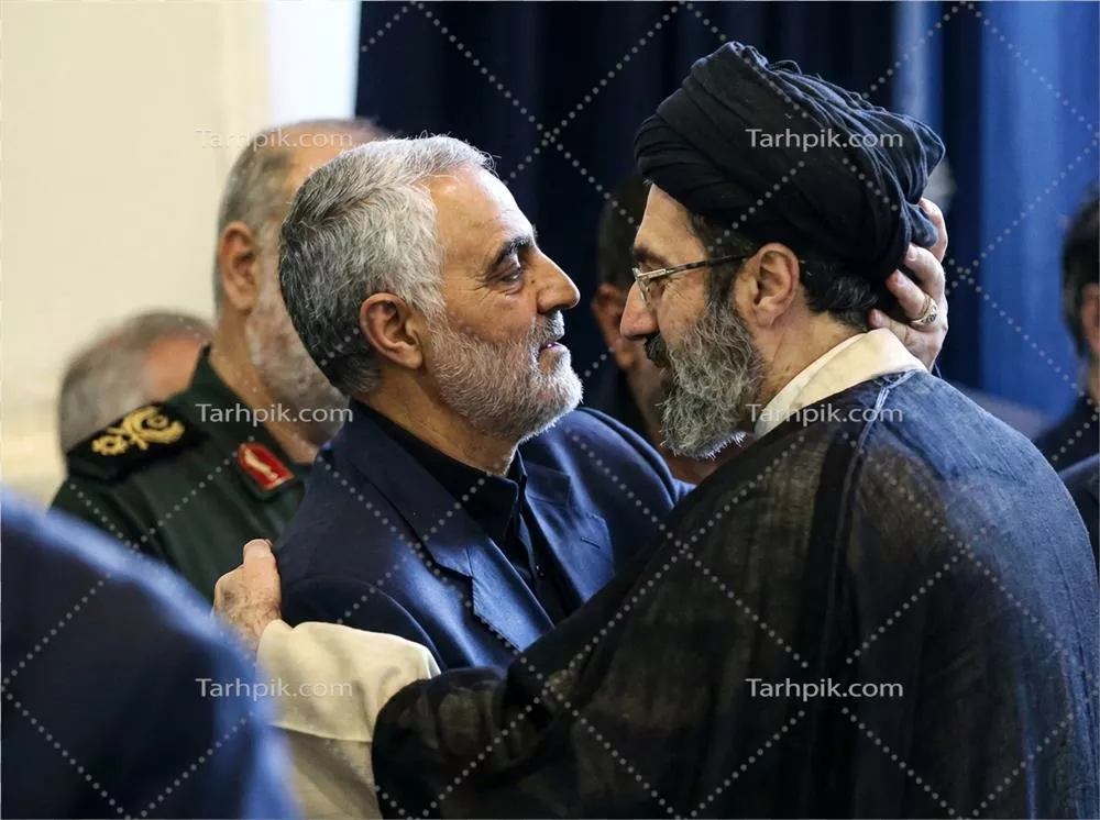 عکس دیدار سردار سلیمانی و مجتبی خامنه ای